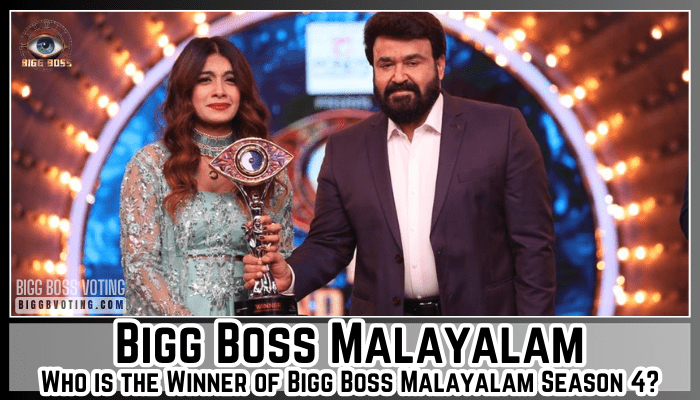 Who is the Winner of Bigg Boss Malayalam Season 4