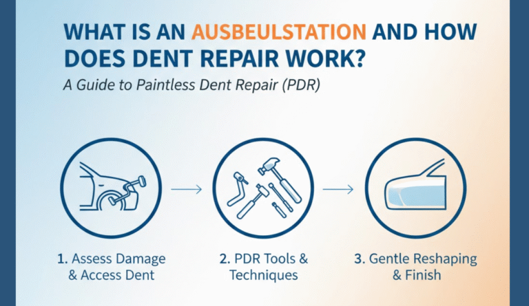 What Is an Ausbeulstation and How Does Dent Repair Work