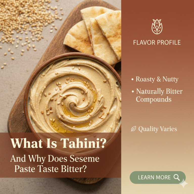 What Is Tahhiini and Why Does Sesame Paste Taste Bitter