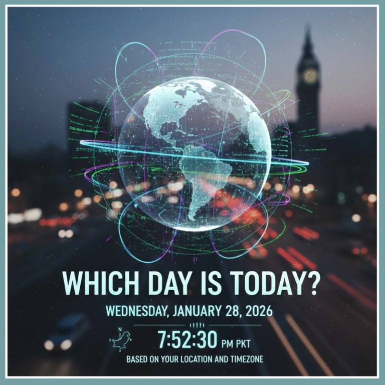 Which Day Is Today Based on Your Location and Timezone