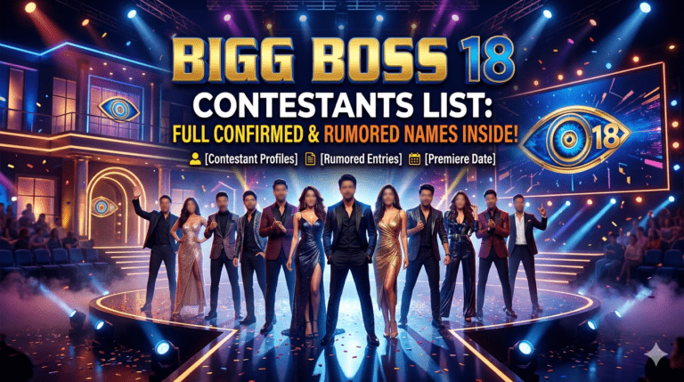 Bigg Boss 18 Contestants List
