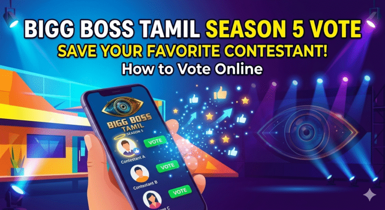 Bigg Boss Tamil Season 5 Vote