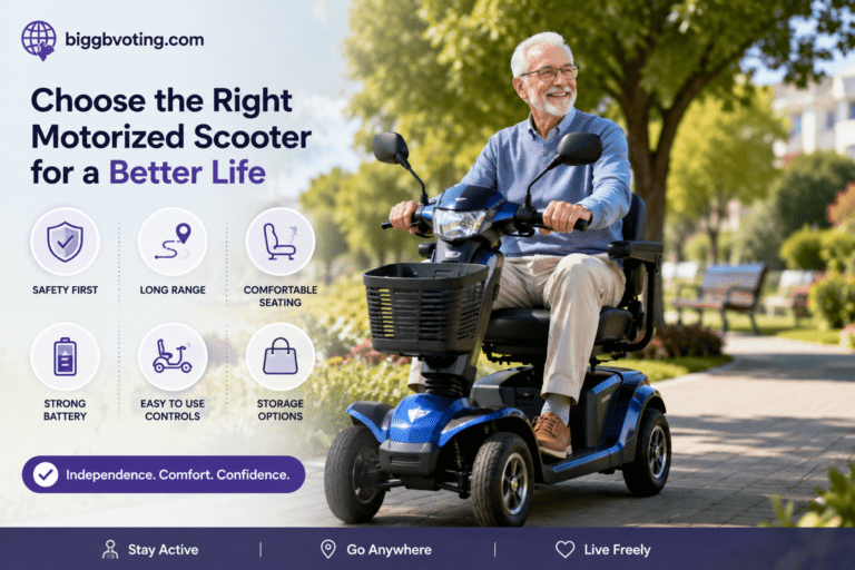 How to Choose a Motorized Scooter for Seniors